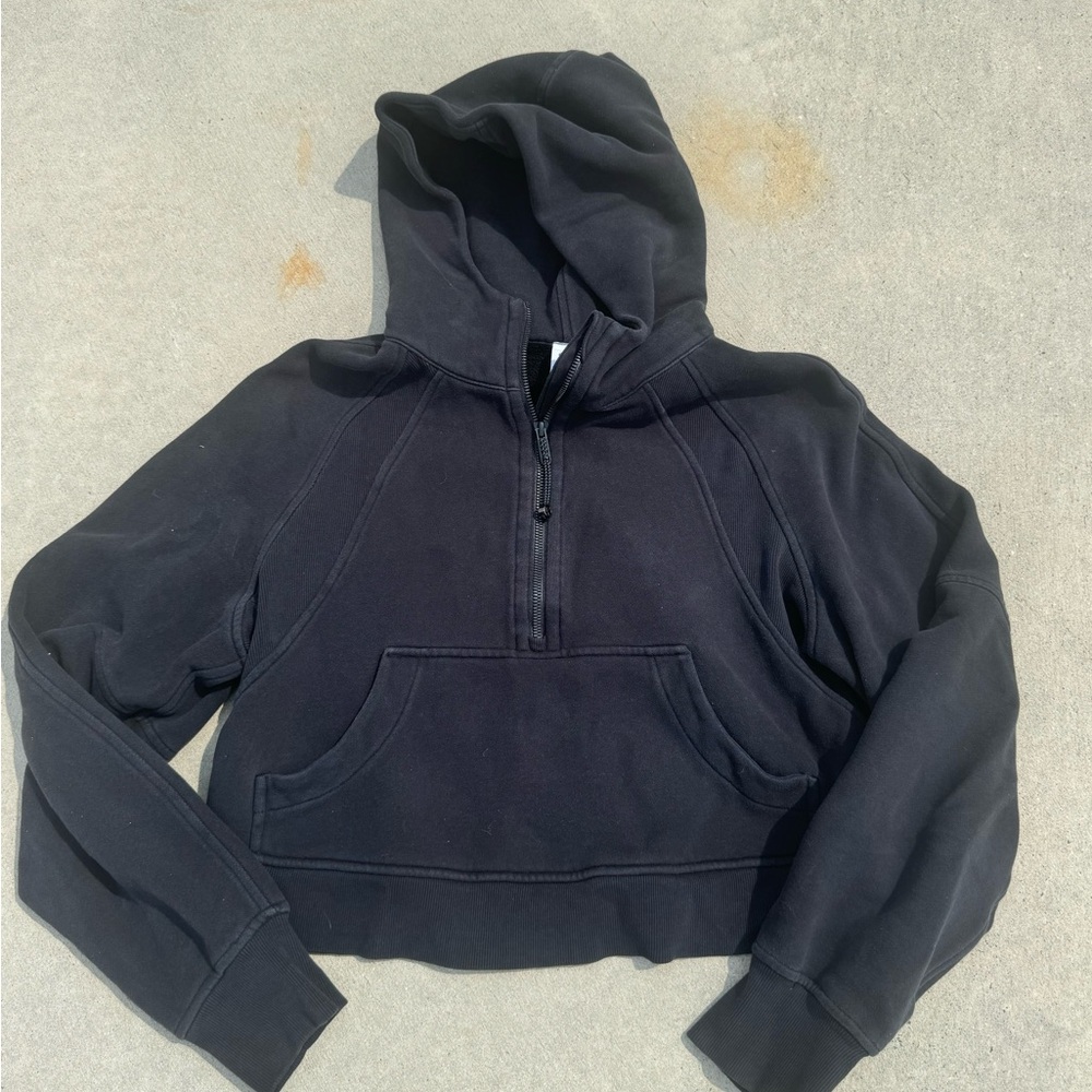 lululemon athletica Black Half-Zip Hoodie